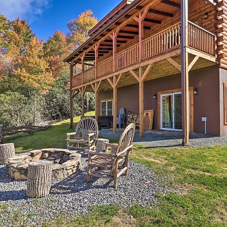 Hilltop Cabin On 5 Acres With Hot Tub And Waterfall! Bryson City Zewnętrze zdjęcie