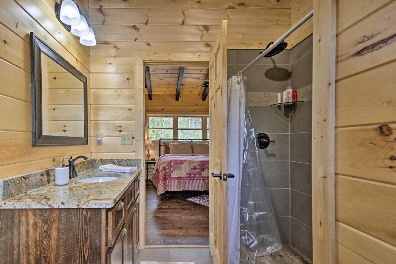 Hilltop Cabin On 5 Acres With Hot Tub And Waterfall! Bryson City Zewnętrze zdjęcie