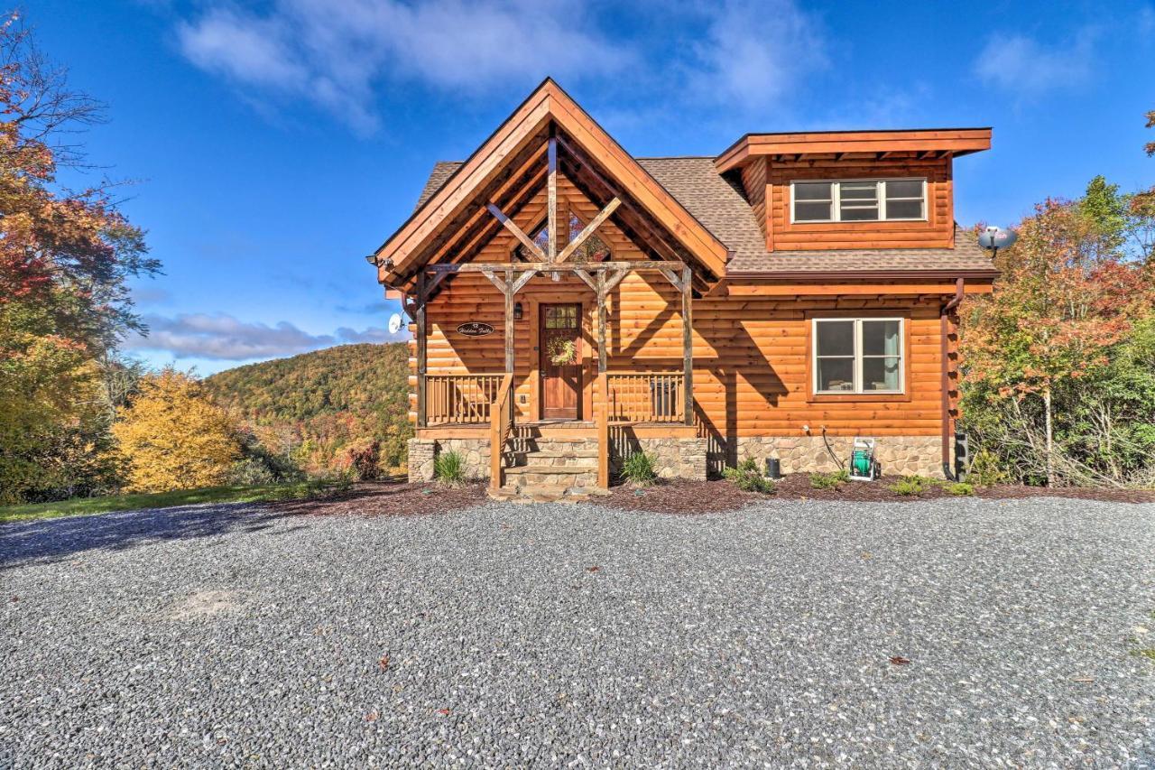 Hilltop Cabin On 5 Acres With Hot Tub And Waterfall! Bryson City Zewnętrze zdjęcie