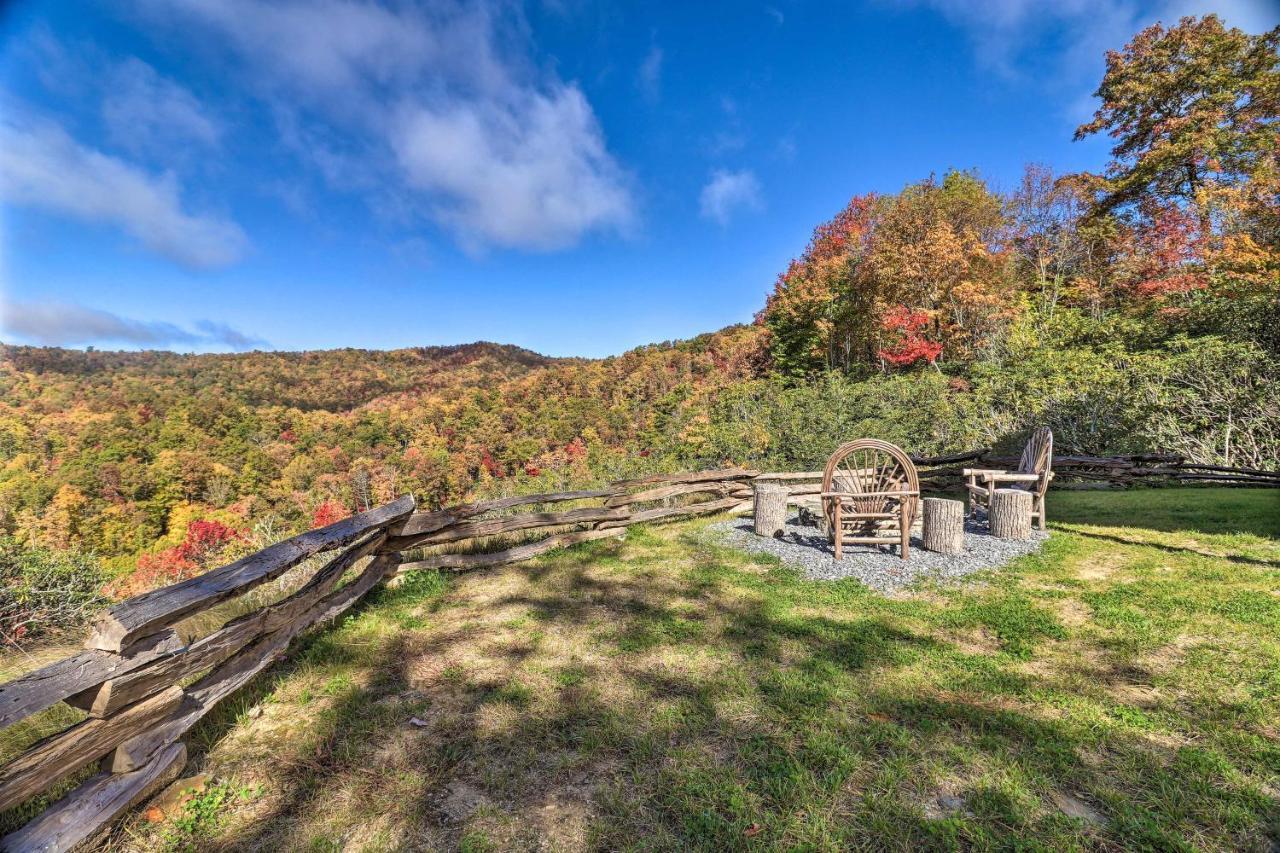 Hilltop Cabin On 5 Acres With Hot Tub And Waterfall! Bryson City Zewnętrze zdjęcie