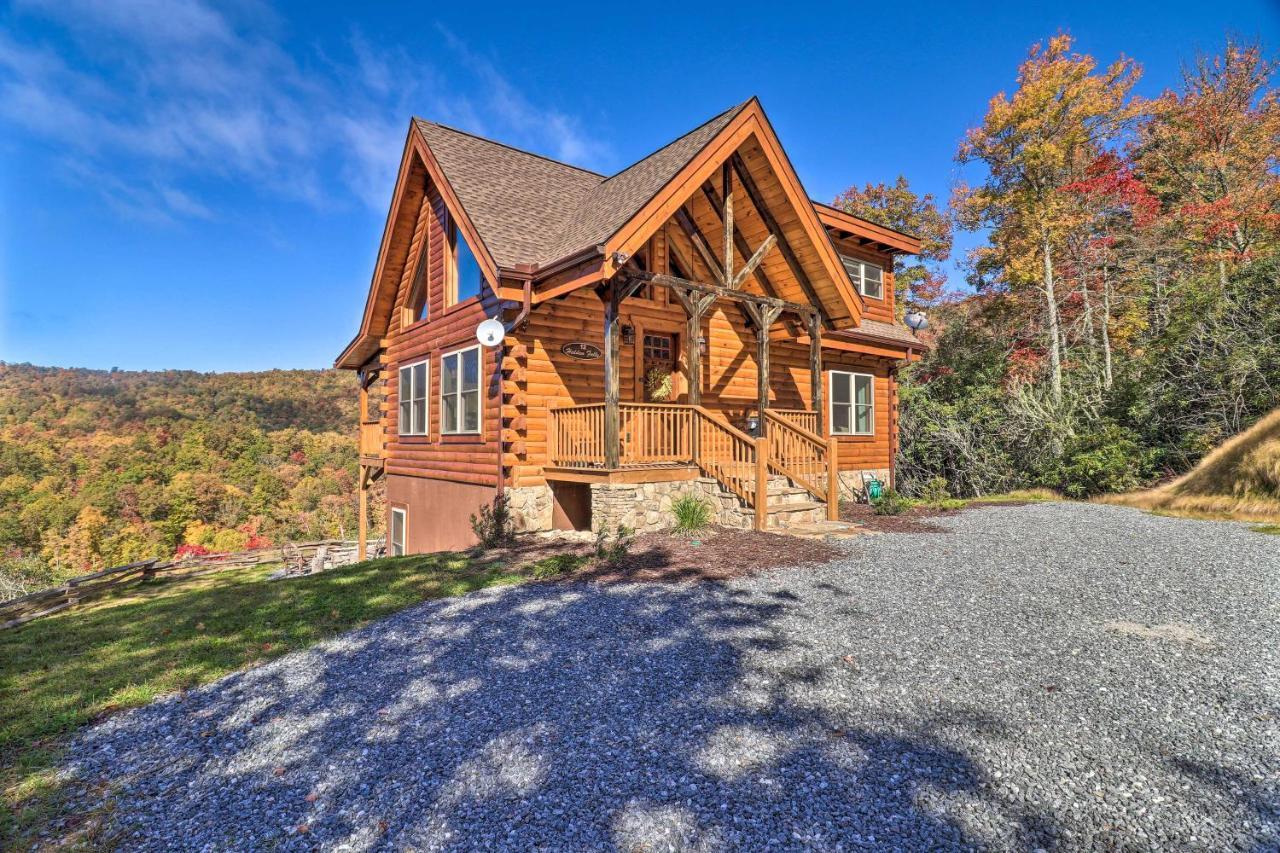 Hilltop Cabin On 5 Acres With Hot Tub And Waterfall! Bryson City Zewnętrze zdjęcie